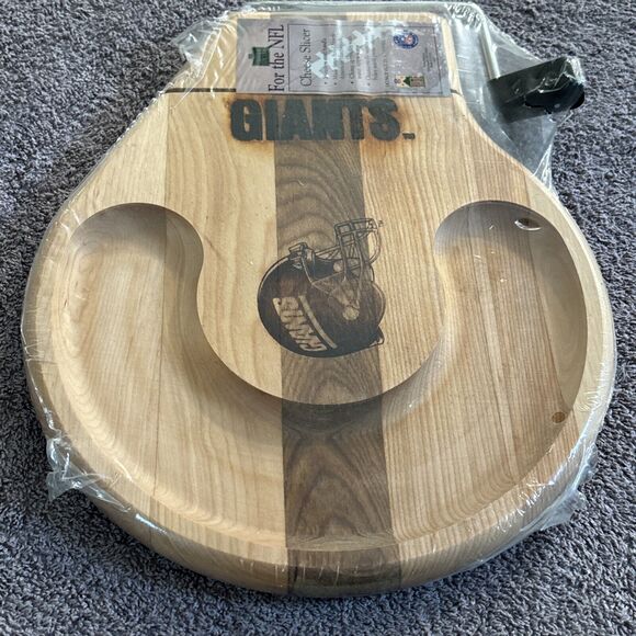 Grande Epicure For The NFL - Cheese Slicer Board Cutting Board NY GIANTS - Picture 5 of 5